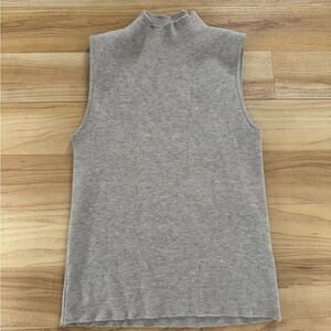 Gray Sleeveless Women's Top
